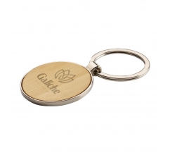 Bamboo Key Circle sleutelhanger bedrukken