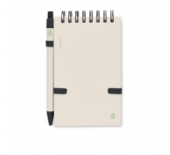 A6 Gerecycled karton notebook bedrukken