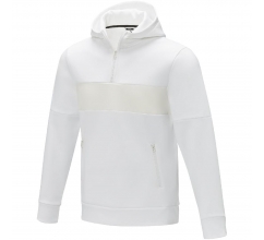 Sayan anorak heren sweater met halve rits en capuchon bedrukken