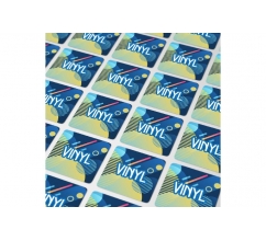 Vinyl Sticker Vierkant 10x10mm bedrukken