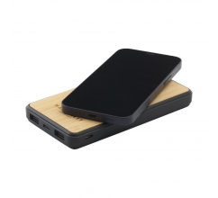 Boru Bamboo RCS Recycled ABS Powerbank Wireless Charger bedrukken